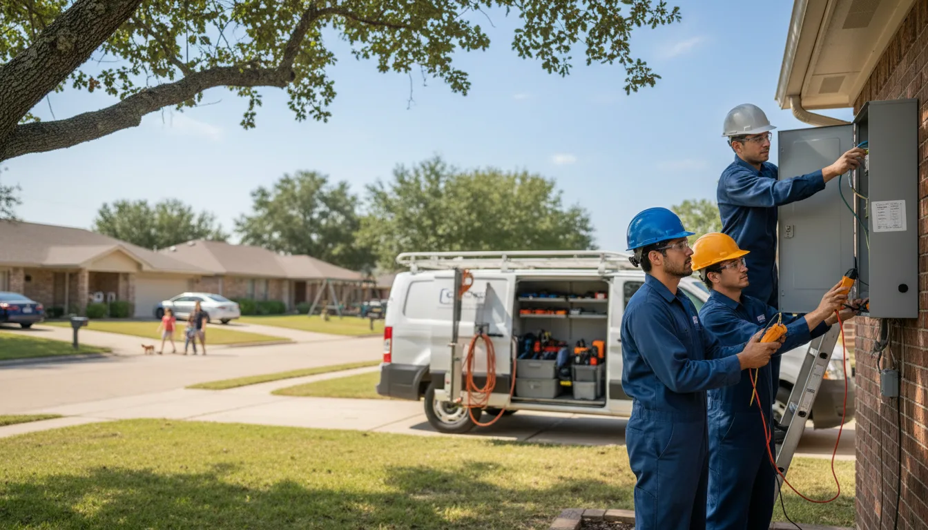 Certified electrician providing emergency electrical services in Crosby, MS